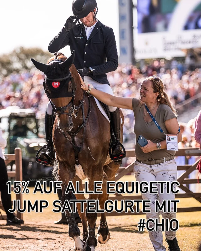 Es ist wieder soweit CHIO Time!
Zu diesem besonderen Anlass gibt es bei uns 15% Prozent auf alle Sattelgurte bis einschließlich 06. Juli 2025 !!
Mit dem #CHIO bekommt ihr den equigetic Jump in Leder - Fell und Neopren als „Special-Deal“ versandkostenfrei innerhalb Deutschlands!
www.equigetic.com
It‘s CHIO Aachen time again and until the 6th of July 25 you can order all jumping girths for 15% Discount with #CHIO
#equigetic #equigeticjump #chioaachen #chioaachen2025 #gerritnieberg #sattelgurt #gurtzwang #springpferd #reitsport #stollenschutzgurt #sattler #discount #showjumping #showjumpinghorse #girth