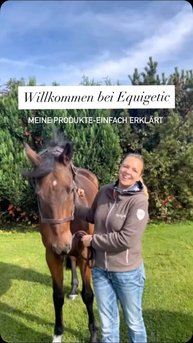 Hallo und herzlich Willkommen bei Equigetic 🐴💞 

Mein Name ist Tina Schäfer und ich freue mich euch meine  equigetic Produkte vorstellen zu können. Entstanden sind all meine Produkte aus dem Wunsch unseren Pferden das Reiten angenehmer zu machen und für mehr Wohlbefinden unter dem Sattel zu sorgen. 

Warum  sie genau für dein Pferd die Lösung sein können erfahrt ihr im Video. Solltet ihr Fragen zu den Produkten haben schreibt mir gerne. 

Eure Tina 

#equigetic #pferdeliebe #equigeticjump #equigeticpoll #equigeticpad #equestrian #gurtzwang #genickstück #sattelgurt #gurtlage #sattler #stollenschutzgurt #trense #halfter #besserfuerspferd #pferdephysiotherapie